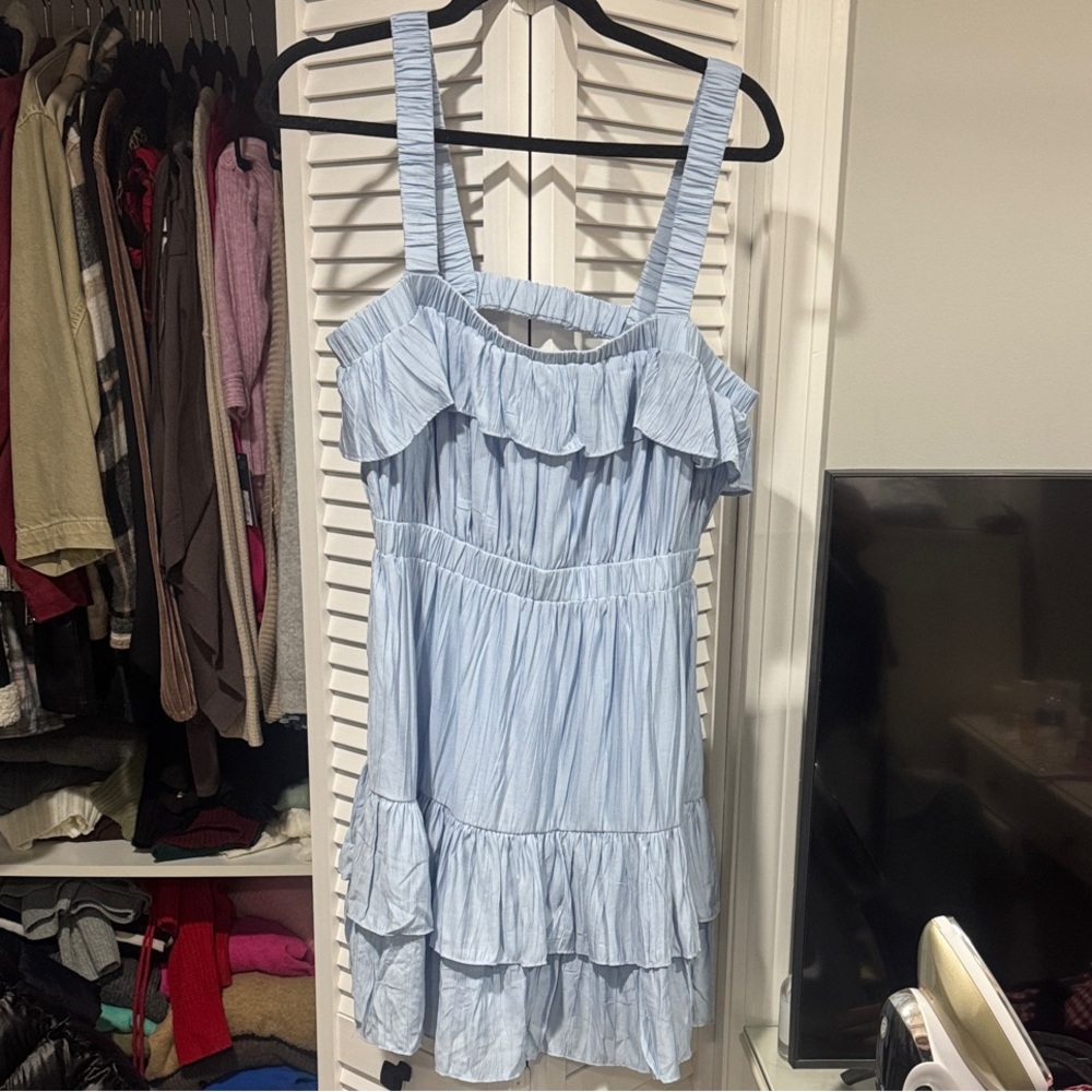 Petal & Pup Jane Ruffle Cutout Minidress